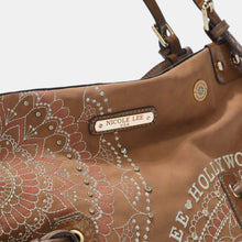 Carregar imagem no visualizador da galeria, Nicole Lee USA Side Braided Tassel Inlaid Rhinestone Embroidery Hobo Bag
