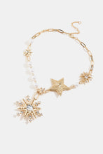 Carregar imagem no visualizador da galeria, Synthetic Pearl Star Shape Alloy Necklace
