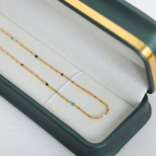 Carregar imagem no visualizador da galeria, 18K Gold-Plated Oil Drip Bead Necklace
