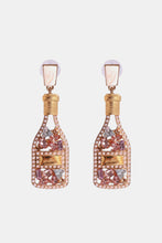 Carregar imagem no visualizador da galeria, Wine Shape Zinc Alloy Acrylic Dangle Earrings
