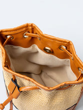 Load image into Gallery viewer, Straw Braided Adjustable Strap Bucket Bag
