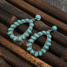 Carregar imagem no visualizador da galeria, Artificial Turquoise Earrings
