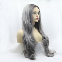 Carregar imagem no visualizador da galeria, 13*3&quot; Lace Front Wigs Synthetic Long Wavy 24&quot; 130% Density
