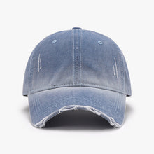 Load image into Gallery viewer, Distressed Washed Adjustable Baseball Cap
