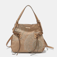 Carregar imagem no visualizador da galeria, Nicole Lee USA Side Braided Tassel Inlaid Rhinestone Embroidery Hobo Bag
