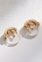 Load image into Gallery viewer, Zinc Alloy and Acetate Stud Earrings
