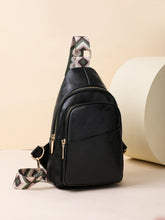 Load image into Gallery viewer, PU Leather Adjustable Strap Sling Bag
