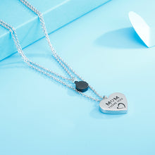 Carregar imagem no visualizador da galeria, Stainless Steel Double-Layered Heart Pendant Necklace
