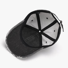 Load image into Gallery viewer, Distressed Adjustable Cotton Baseball Cap
