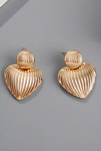 Load image into Gallery viewer, Zinc Alloy Ribbed Earrings
