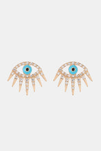 Carregar imagem no visualizador da galeria, Evil Eye Rhinestone Dangle Earrings
