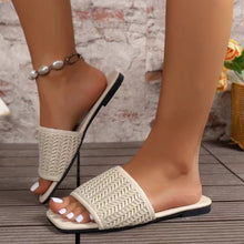 Load image into Gallery viewer, Rattan Woven Flat Sandals
