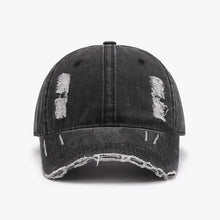 Load image into Gallery viewer, Distressed Adjustable Cotton Baseball Cap
