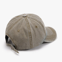 Load image into Gallery viewer, Distressed Washed Adjustable Baseball Cap
