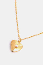 Carregar imagem no visualizador da galeria, Zircon Heart Shape 14K Gold-Plated Pendant Necklace
