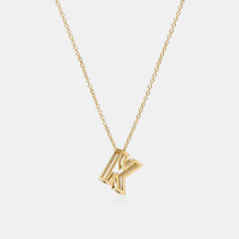 Carregar imagem no visualizador da galeria, Stainless Steel Letter Pendant Necklace
