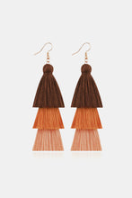 Carregar imagem no visualizador da galeria, Triple-Layer Tassel Dangle Earrings
