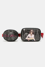 Carregar imagem no visualizador da galeria, Nicole Lee USA Double Pouch Fanny Pack
