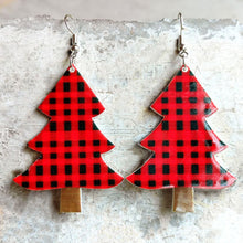 Carregar imagem no visualizador da galeria, Christmas Themed Acrylic Dangle Earrings
