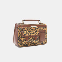 Load image into Gallery viewer, Nicole Lee USA Leopard Top Handle Handbag
