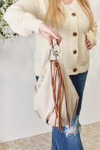 Load image into Gallery viewer, SHOMICO Fringe Detail Contrast Handbag
