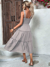 Carregar imagem no visualizador da galeria, Tiered Smocked Wide Strap Cami Dress
