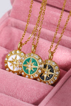 Carregar imagem no visualizador da galeria, Zircon Decor North Star Pendant Copper Necklace
