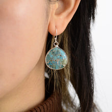 Load image into Gallery viewer, Natural Stone Teardrop Earrings
