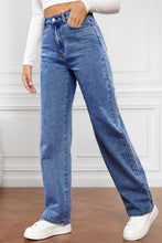 Carregar imagem no visualizador da galeria, High Waist Straight Jeans
