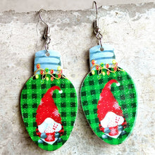 Carregar imagem no visualizador da galeria, Christmas Themed Acrylic Dangle Earrings
