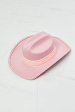 Load image into Gallery viewer, Fame Western Cutie Cowboy Hat in Pink
