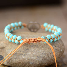 Carregar imagem no visualizador da galeria, Turquoise Beaded Bracelet
