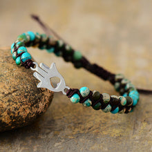 Carregar imagem no visualizador da galeria, Turquoise Beaded Bracelet
