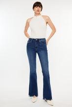 Load image into Gallery viewer, Kancan Cat&#39;s Whiskers Raw Hem Flare Jeans
