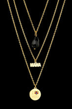 Load image into Gallery viewer, Triple-layer MAMA I LOVE YOU 18K gold-plated Pendant Combo Deal
