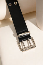 Load image into Gallery viewer, Double Row Grommet PU Leather Belt
