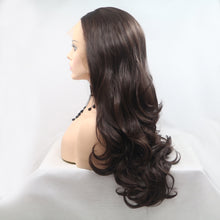 Carregar imagem no visualizador da galeria, 13*3&quot; Lace Front Wigs Synthetic Long Wavy 24&quot; 130% Density
