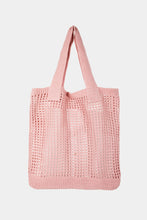 Carregar imagem no visualizador da galeria, Fame Pointelle Knit Crochet Tote Bag
