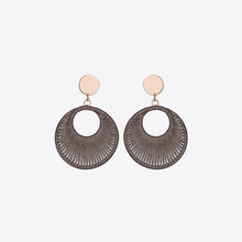 Carregar imagem no visualizador da galeria, Cotton Cord Geometric Drop Earrings
