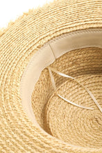 Carregar imagem no visualizador da galeria, Fame Basket Weave Straw Sun Hat
