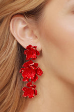 Carregar imagem no visualizador da galeria, Flower Shape Zinc Alloy Dangle Earrings
