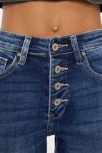 Carregar imagem no visualizador da galeria, Kancan Full Size Cat&#39;s Whiskers Button Fly Denim Shorts
