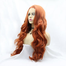 Load image into Gallery viewer, 13*3&quot; Lace Front Wigs Synthetic Long Wavy 24&quot; 130% Density
