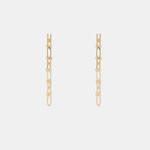 Carregar imagem no visualizador da galeria, Gold-Plated Bar Earrings
