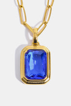 Carregar imagem no visualizador da galeria, Zircon 18K Gold-Plated Geometrical Shape Pendant Necklace
