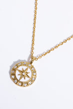 Carregar imagem no visualizador da galeria, Zircon Decor North Star Pendant Copper Necklace
