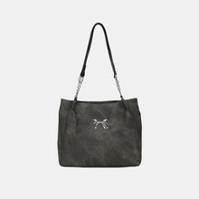 Load image into Gallery viewer, Bow Polyester Medium Tote Bag
