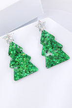 Carregar imagem no visualizador da galeria, Christmas Tree Acrylic Earrings
