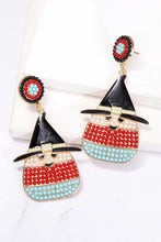 Carregar imagem no visualizador da galeria, Witch&#39;s Hat Shape Synthetic Pearl Dangle Earrings
