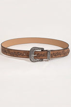 Load image into Gallery viewer, Floral PU Leather Belt
